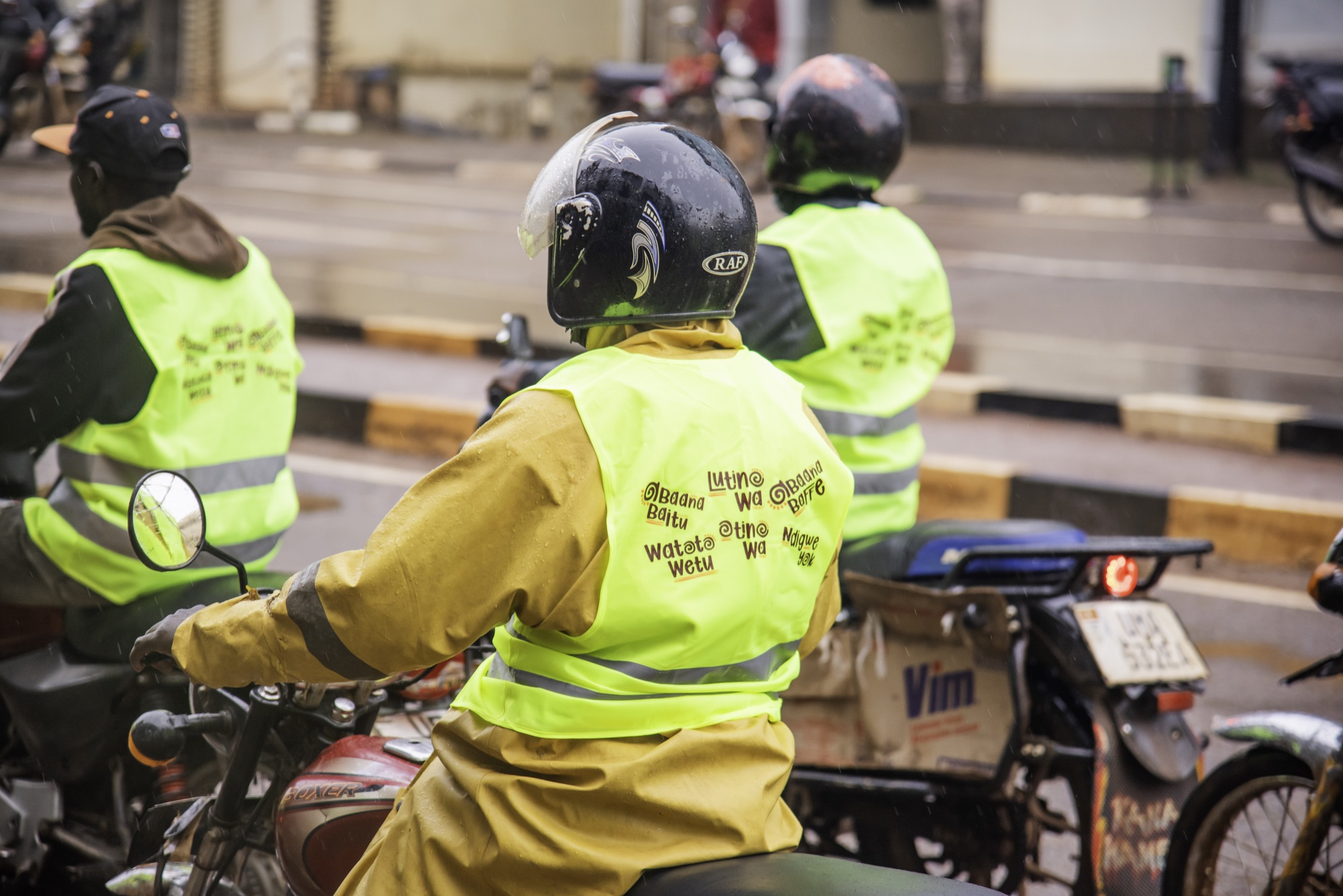 Branded high visibility vest produced for the ECCE campaign