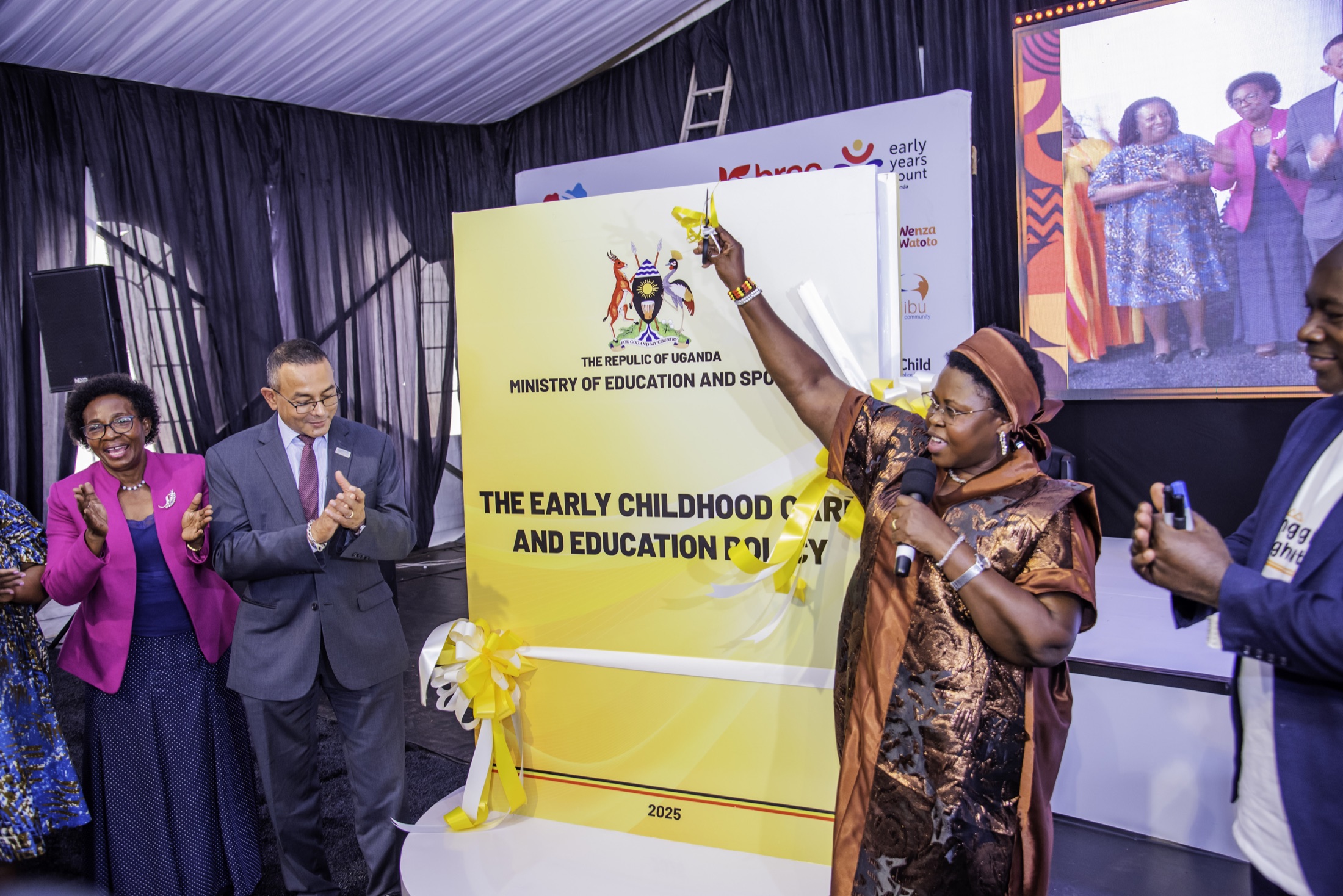 Official unveiling of Uganda's Early Childhood Care and Education Policy
